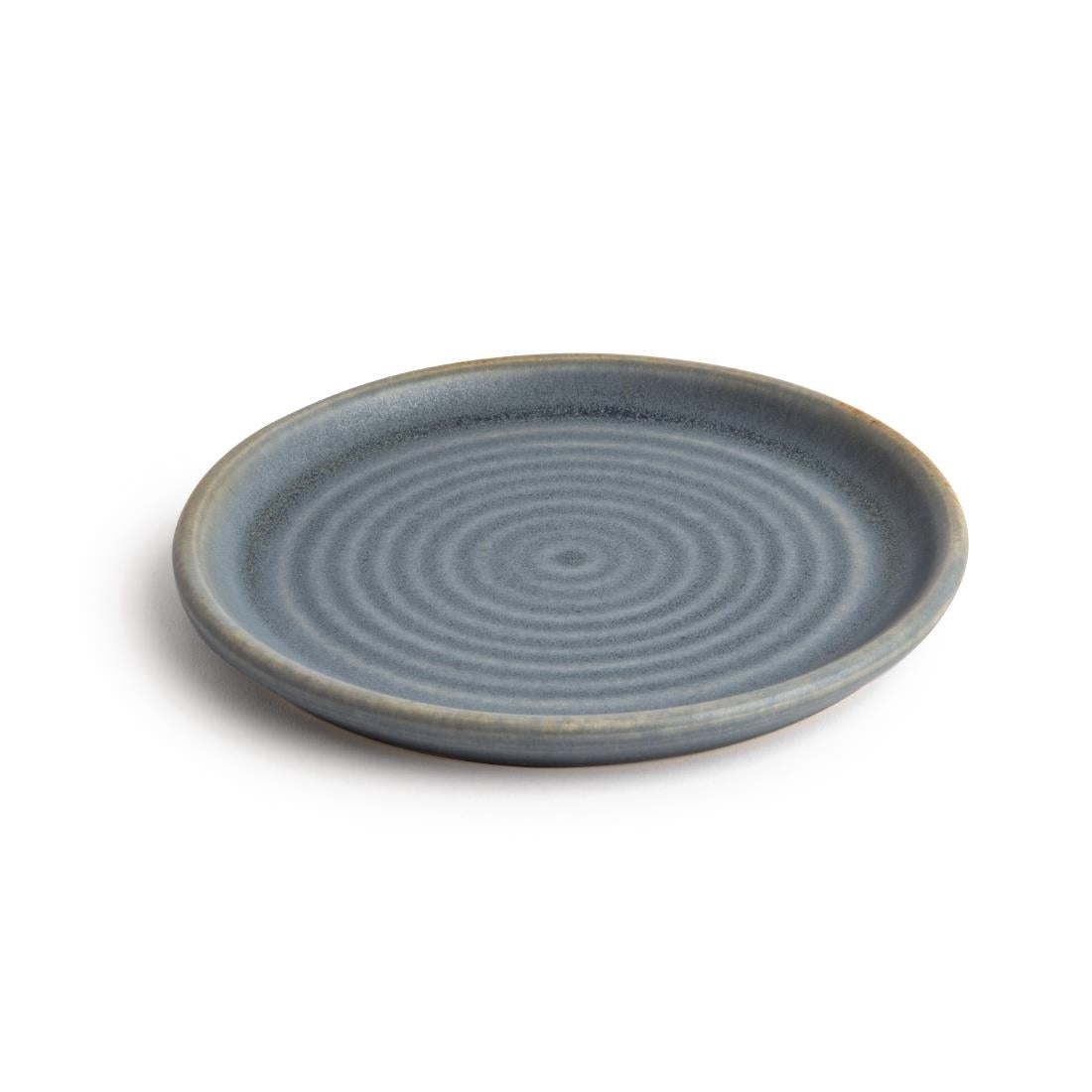 Olympia Canvas Small Rim Round Plate Blue Granite 180mm (6 Pack) (180mm | Pack Quantity: 6) • PAS-FA302