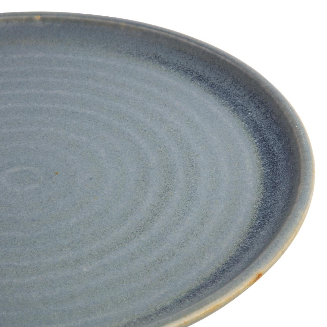 Olympia Canvas Small Rim Round Plate Blue Granite 265mm (6 Pack) (10.5" / 265mm (Ø) | Pack Quantity: 6) • PAS-FA303