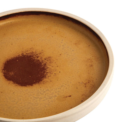 Olympia Canvas Flat Round Plate Sienna Rust 180mm (6 Pack) (180mm (Ø) | Pack Quantity: 6) • PAS-FA307