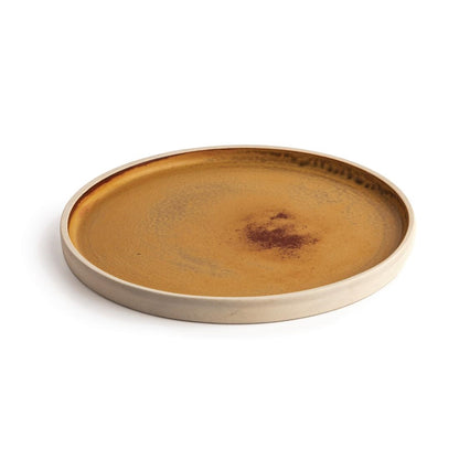 Olympia Canvas Flat Round Plate Sienna Rust 250mm (6 Pack) (Pack of 6) • PAS-FA308