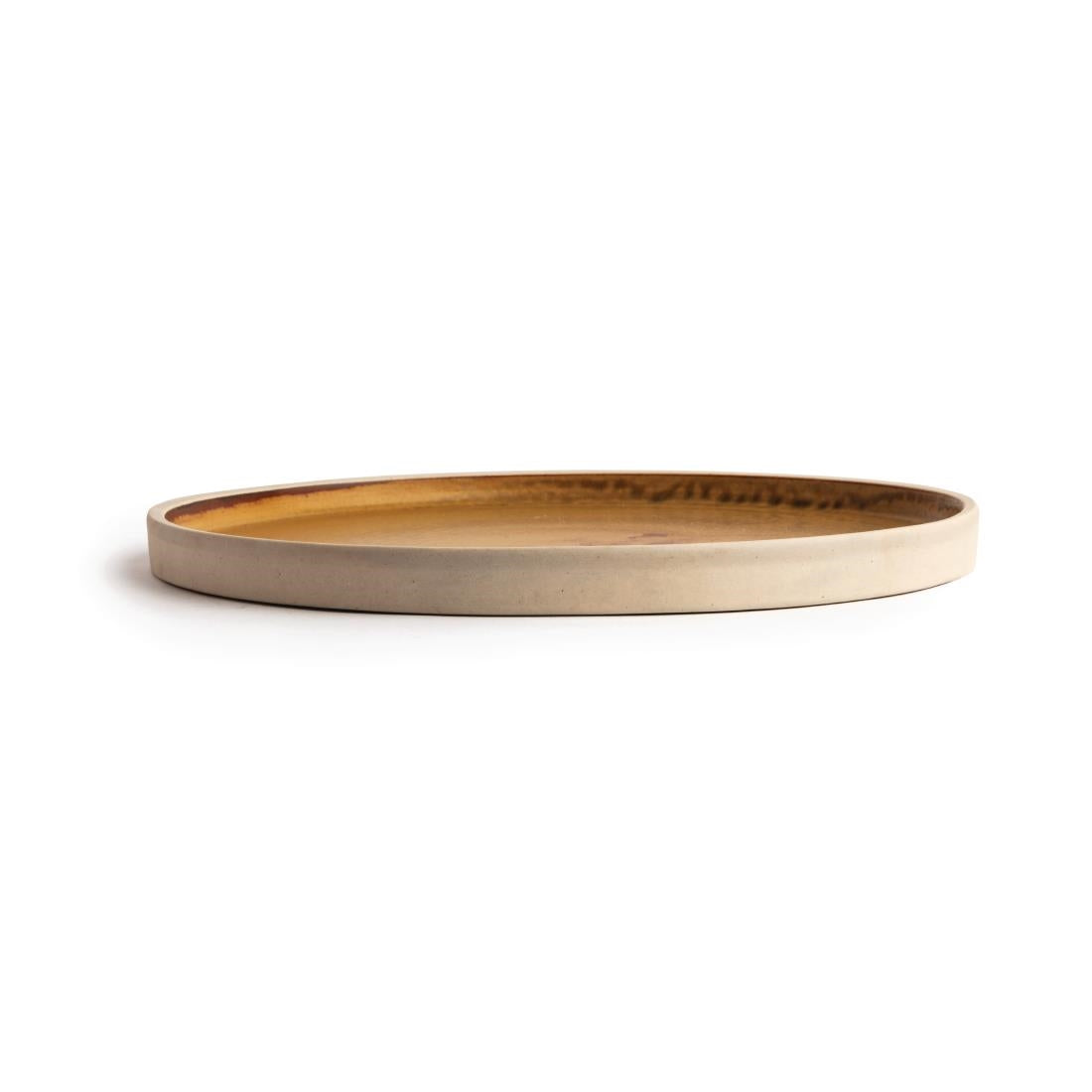 Olympia Canvas Flat Round Plate Sienna Rust 250mm (6 Pack) (Pack of 6) • PAS-FA308