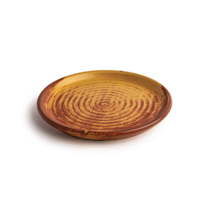 Olympia Canvas Small Rim Round Plate Sienna Rust 180mm (6 Pack) (Pack of 6) • PAS-FA309