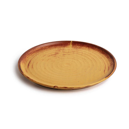 Olympia Canvas Small Rim Round Plate Sienna Rust 265mm (6 Pack) (Pack of 6) • PAS-FA310