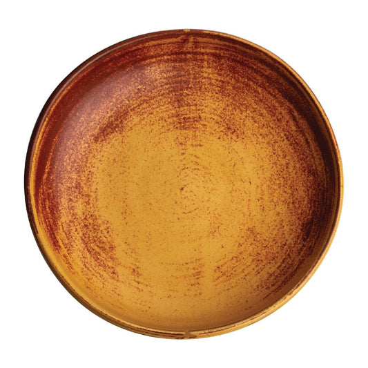 Olympia Canvas Coupe Bowl Sienna Rust 230mm (6 Pack) (Pack of 6) • PAS-FA313