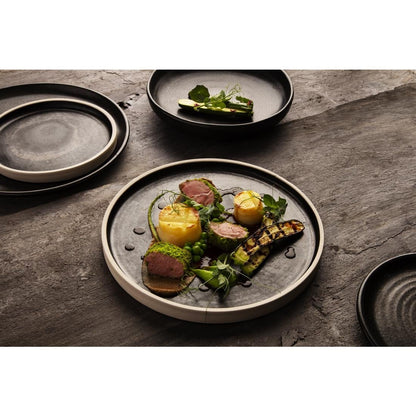 Olympia Canvas Coupe Bowl Delhi Black 230mm (6 Pack) (9" / 230mm (Ø) | Pack Quantity: 6) • PAS-FA320