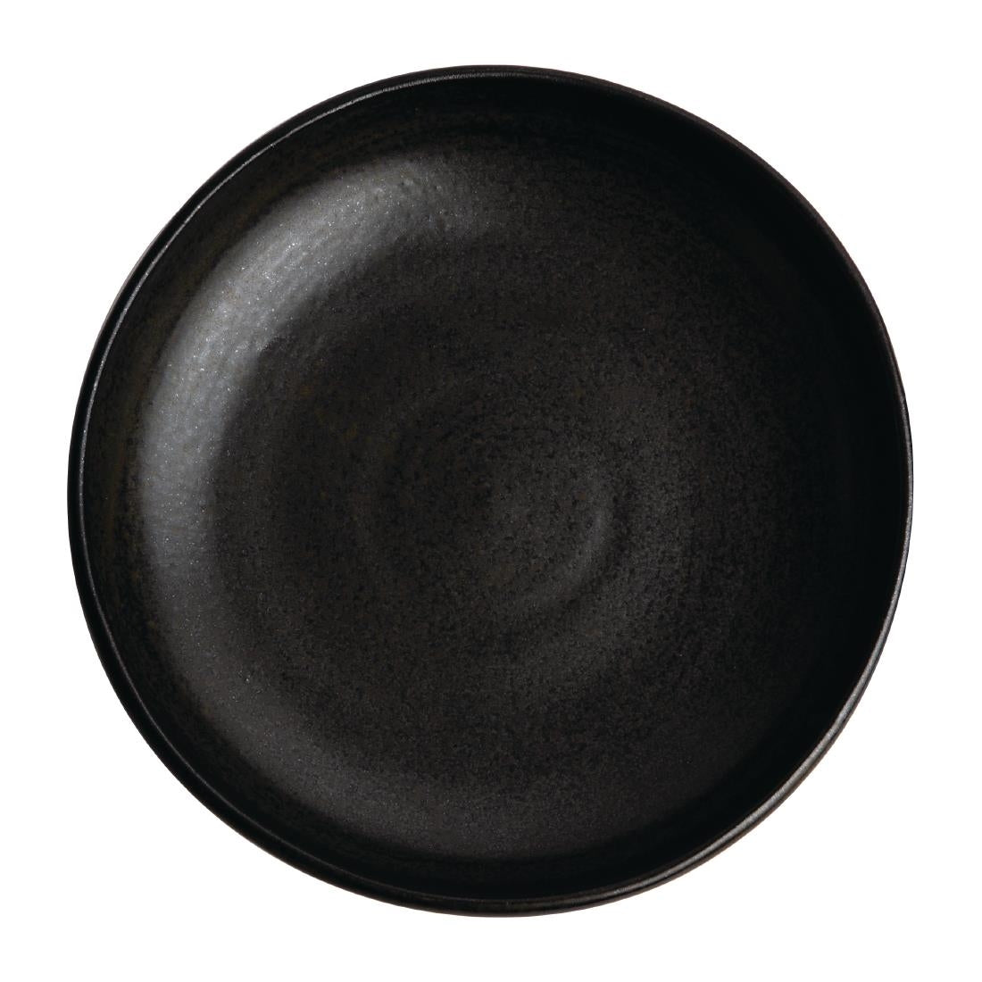 Olympia Canvas Coupe Bowl Delhi Black 230mm (6 Pack) (9" / 230mm (Ø) | Pack Quantity: 6) • PAS-FA320