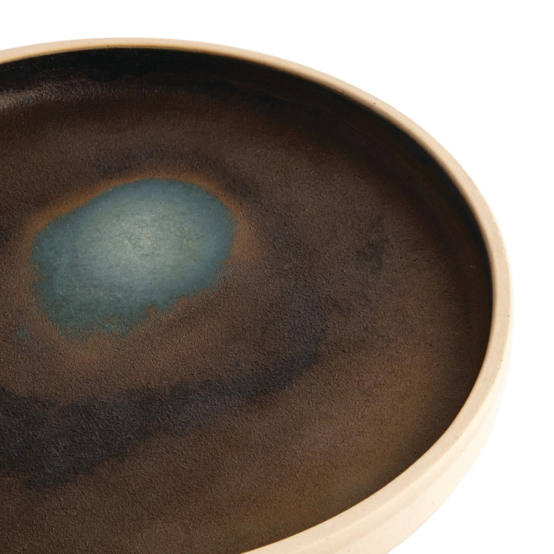 Olympia Canvas Flat Round Plate Green Verdigris 180mm (6 Pack) (7" / 180mm (Ø). Pack Quantity: 6) • PAS-FA321