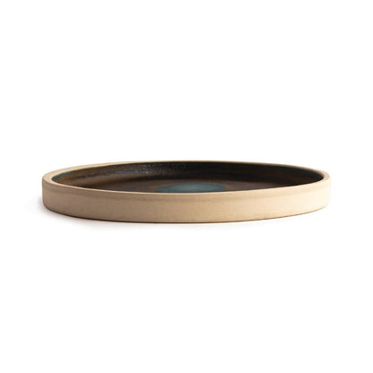Olympia Canvas Flat Round Plate Green Verdigris 180mm (6 Pack) (7" / 180mm (Ø). Pack Quantity: 6) • PAS-FA321