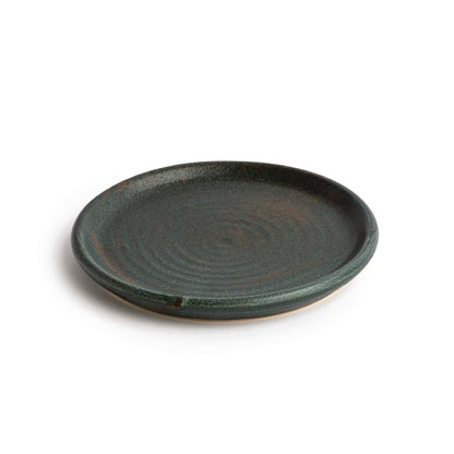 Olympia Canvas Small Rim Round Plate Green Verdigris 180mm (6 Pack) (180mm | Pack Quantity: 6) • PAS-FA323