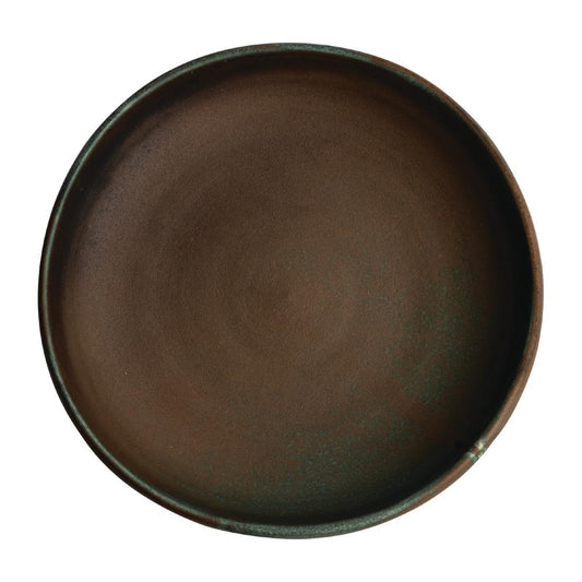Olympia Canvas Coupe Bowl Green Verdigris 230mm (6 Pack) (230mm (Ø) | Pack Quantity: 6) • PAS-FA327