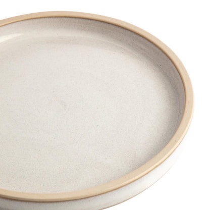 Olympia Canvas Flat Round Plate Murano White 180mm (6 Pack) (Pack of 6) • PAS-FA328