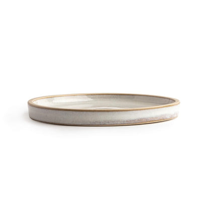 Olympia Canvas Flat Round Plate Murano White 180mm (6 Pack) (Pack of 6) • PAS-FA328