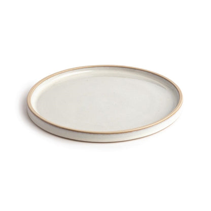 Olympia Canvas Flat Round Plate Murano White 250mm (6 Pack) (10" / 250mm (Ø). Pack Quantity: 6) • PAS-FA329