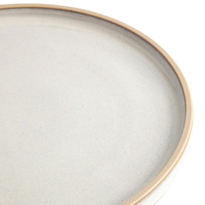 Olympia Canvas Flat Round Plate Murano White 250mm (6 Pack) (10" / 250mm (Ø). Pack Quantity: 6) • PAS-FA329