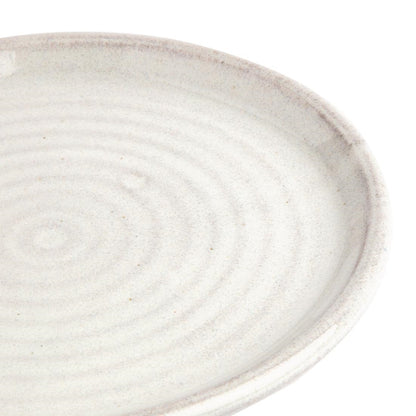 Olympia Canvas Small Rim Round Plate Murano White 180mm (6 Pack) (180mm | Pack Quantity: 6) • PAS-FA330
