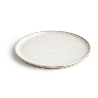 Olympia Canvas Small Rim Round Plate Murano White 265mm (6 Pack) (265mm (Ø) | Pack Quantity: 6) • PAS-FA331