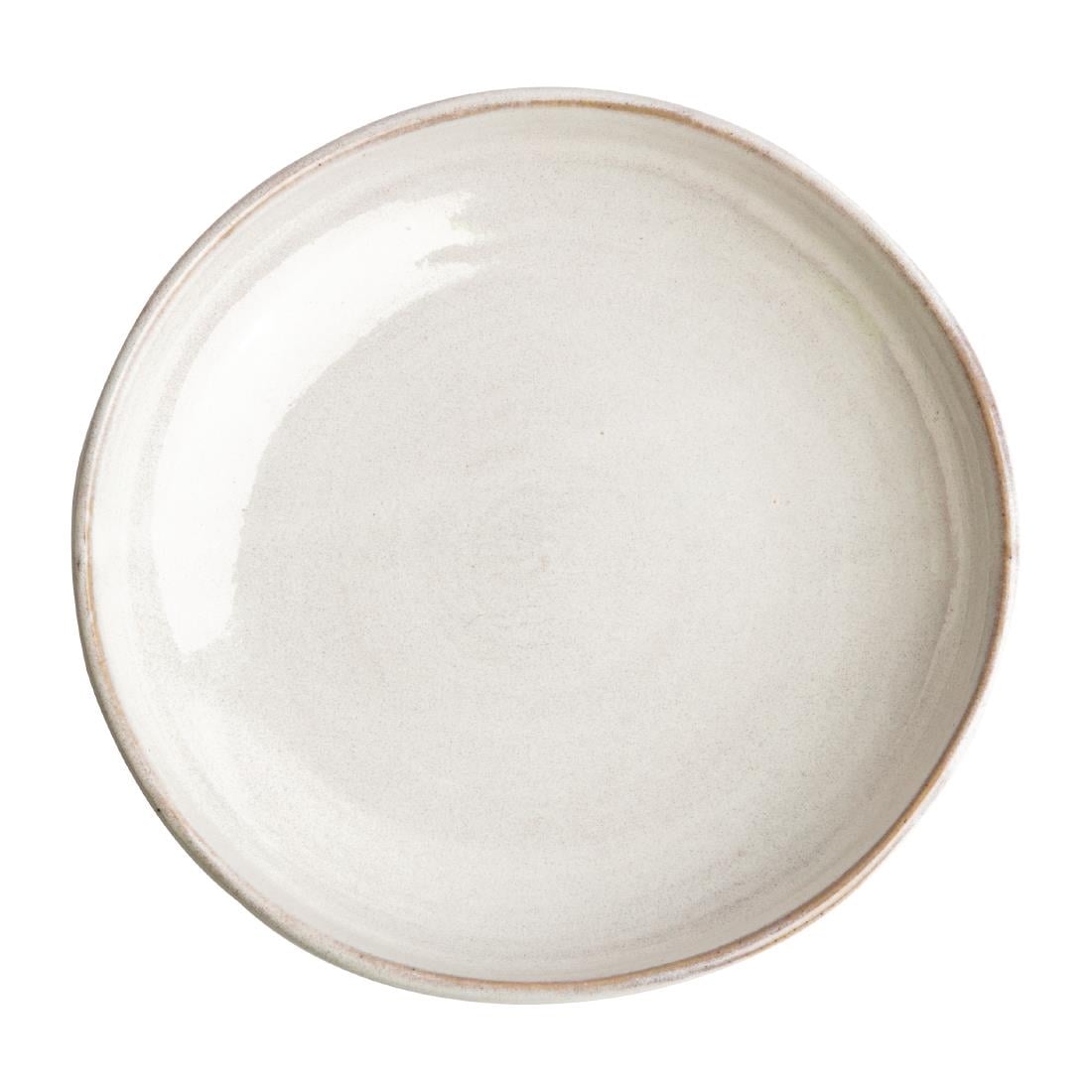 Olympia Canvas Coupe Bowl Murano White 230mm (6 Pack) (230mm (Ø) | Pack Quantity: 6) • PAS-FA334