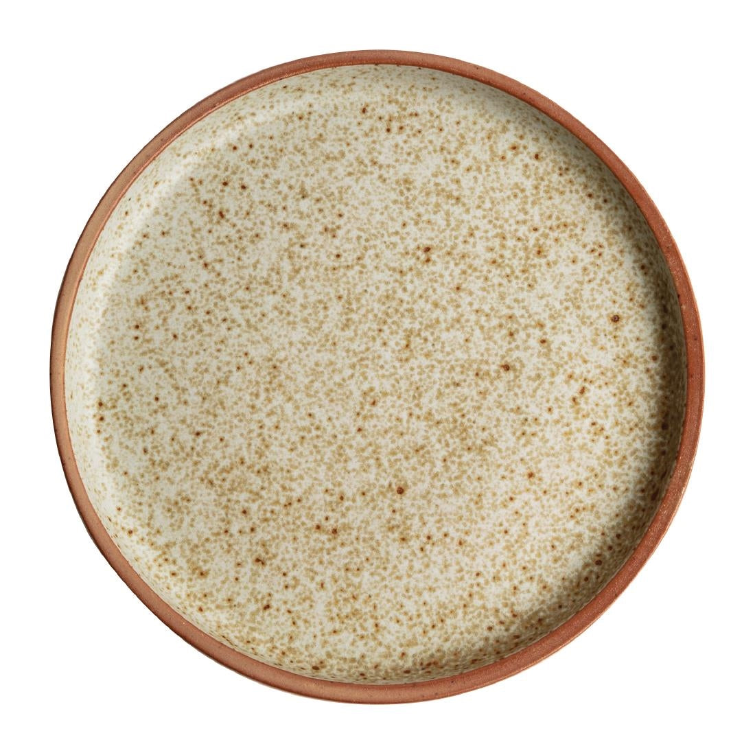 Olympia Canvas Flat Round Plate Wheat 180mm (6 Pack) (180mm (Ø) | Pack Quantity: 6) • PAS-FA335