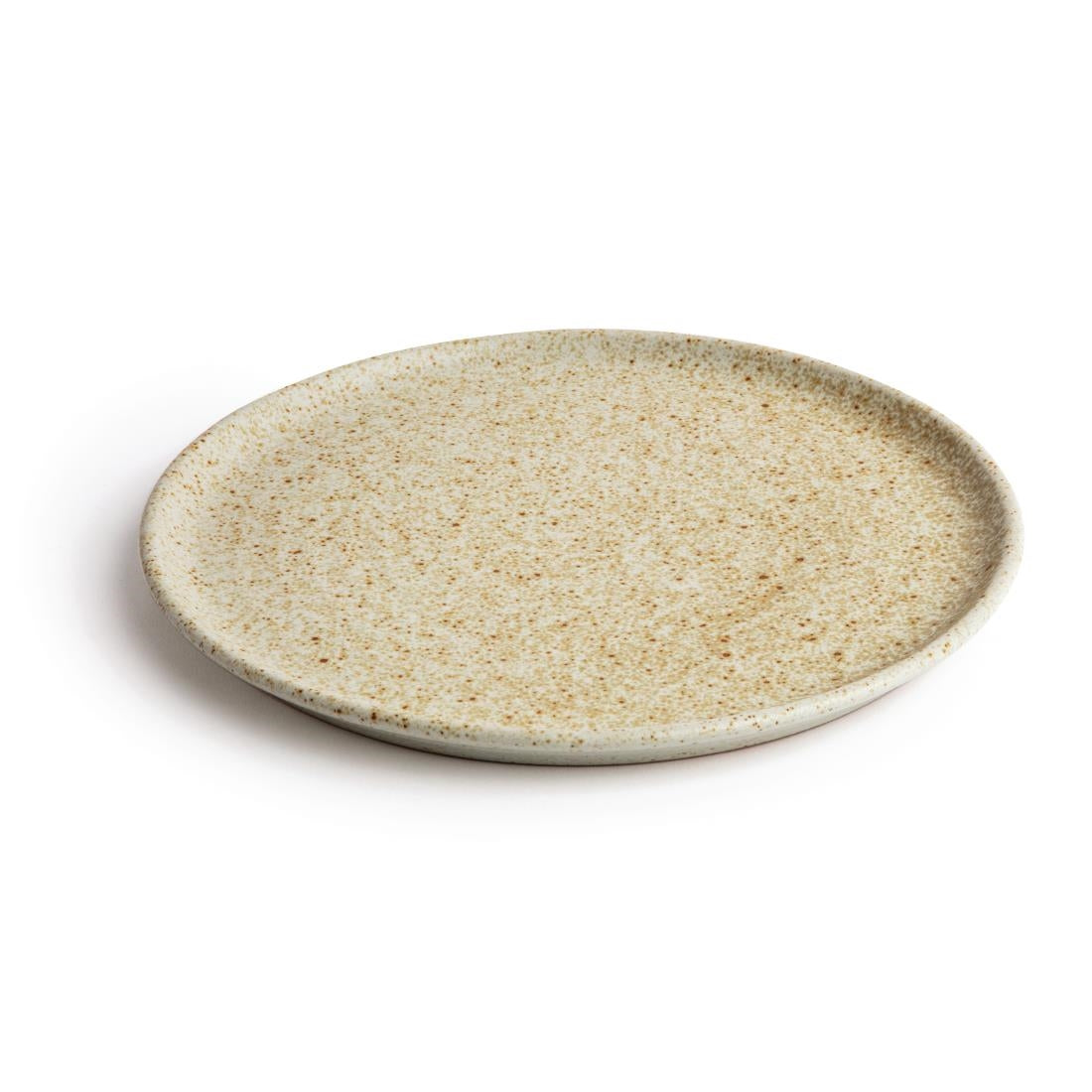 Olympia Canvas Small Rim Round Plate Wheat 265mm (6 Pack) (265mm (Ø) | Pack Quantity: 6) • PAS-FA338