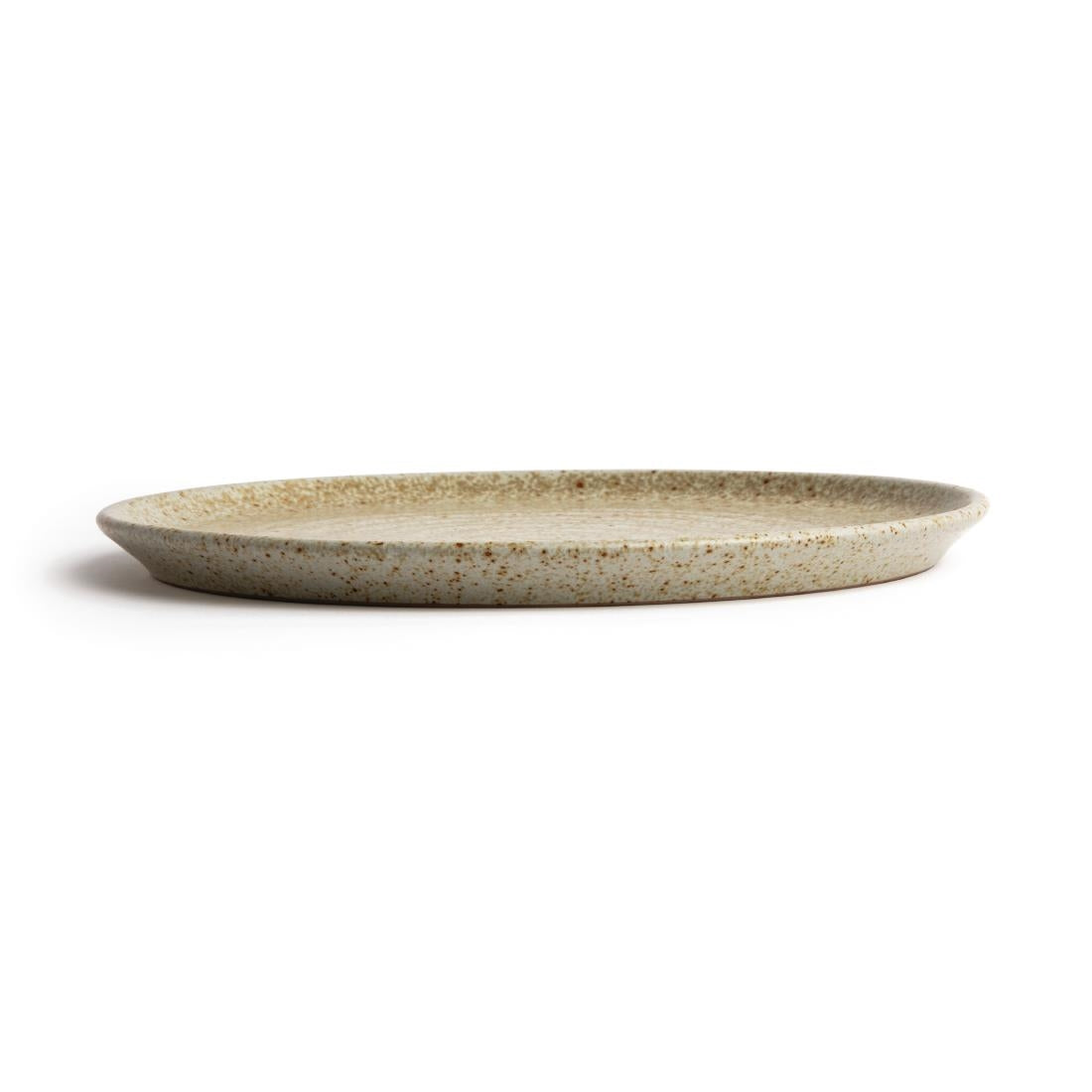 Olympia Canvas Small Rim Round Plate Wheat 265mm (6 Pack) (265mm (Ø) | Pack Quantity: 6) • PAS-FA338