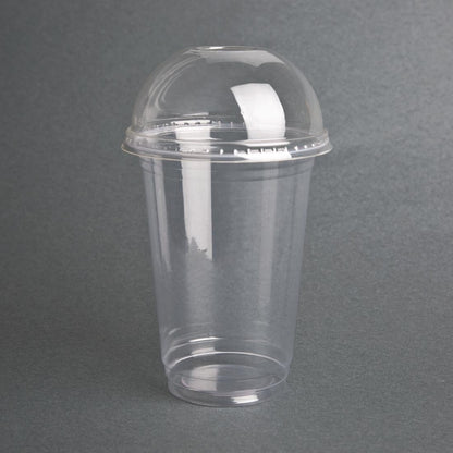 Fiesta Compostable PLA Domed Lid for 340/455/568ml Cup (1000 Pack) (Pack of 1000) • PAS-FA345