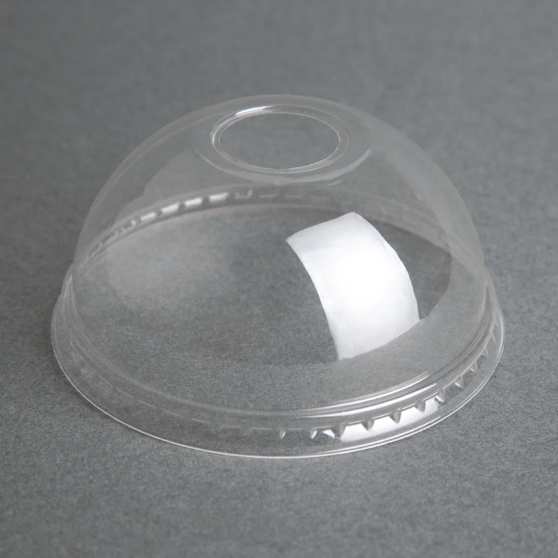 Fiesta Compostable PLA Domed Lid for 340/455/568ml Cup (1000 Pack) (Pack of 1000) • PAS-FA345