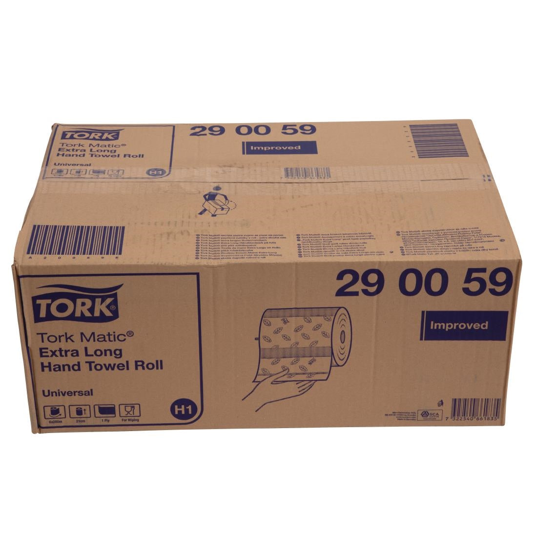 Tork Matic Extra Long White Paper Hand Towels H1 (6 Pack) • PAS-FA706