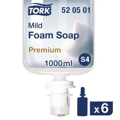 Tork Mildly Scented Foam Soap S4 1Ltr (6 Pack) • PAS-FA711
