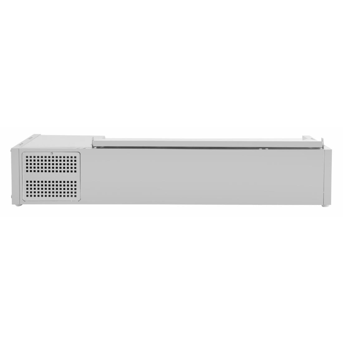 Polar G-Series Countertop Prep Fridge with Lid 5x 1/4GN • PAS-FA854-A