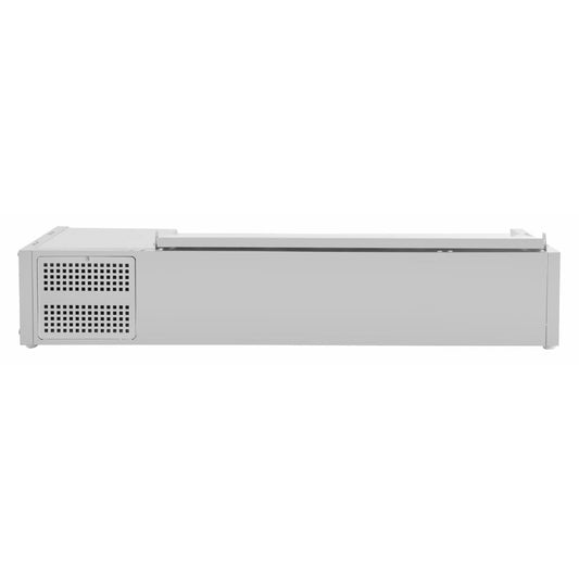Polar G-Series Countertop Prep Fridge with Lid 5x 1/4GN • PAS-FA854-A