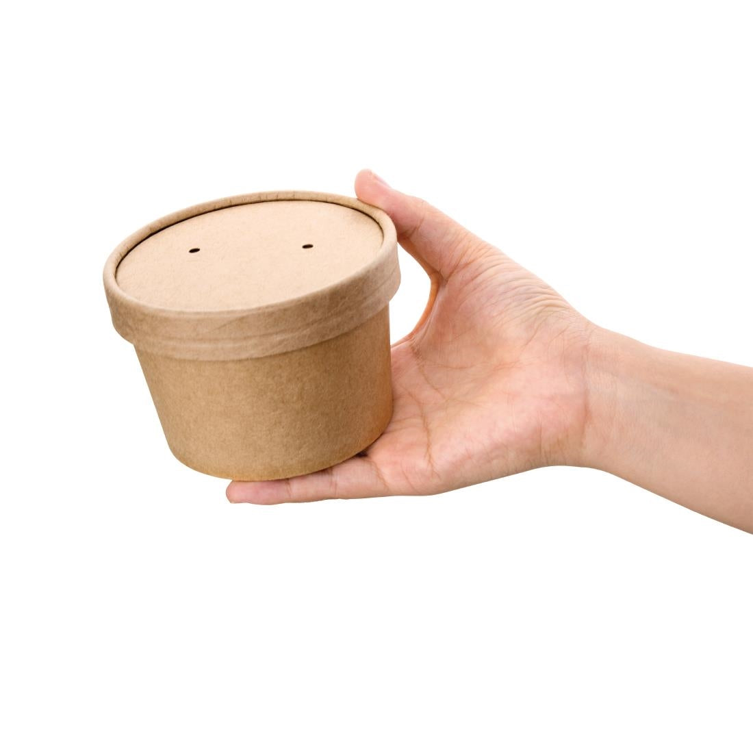 Fiesta Recyclable Soup Container Lids 98mm (500 Pack) (Pack Quantity: 500 | 98mm) • PAS-FA978