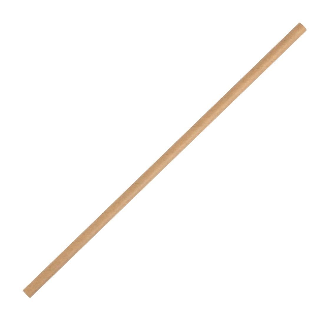 Fiesta Compostable Paper Straws Kraft (250 Pack) (210(L)mm | Pack Quantity: 250) • PAS-FB138
