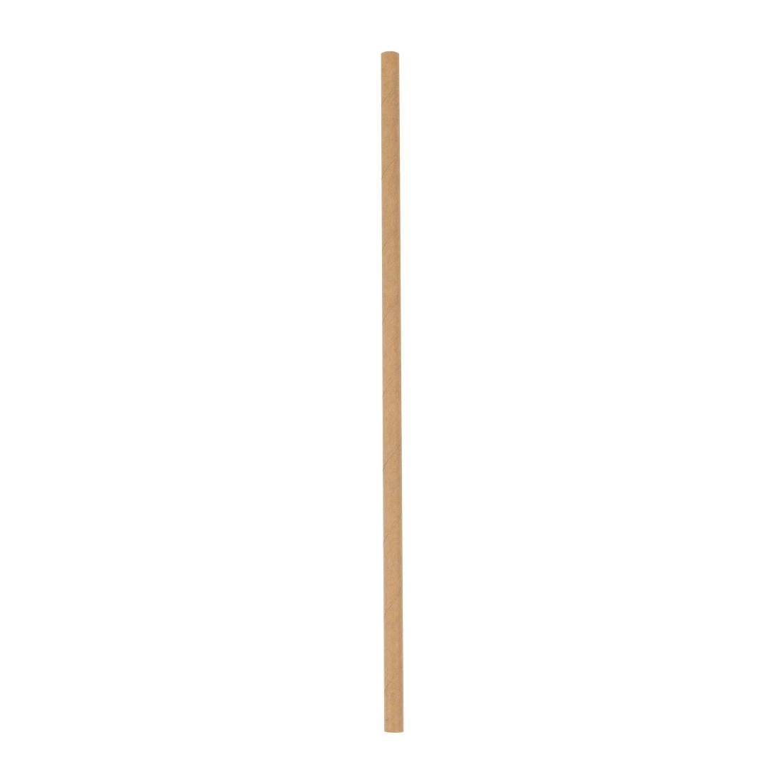 Fiesta Compostable Paper Straws Kraft (250 Pack) (210(L)mm | Pack Quantity: 250) • PAS-FB138