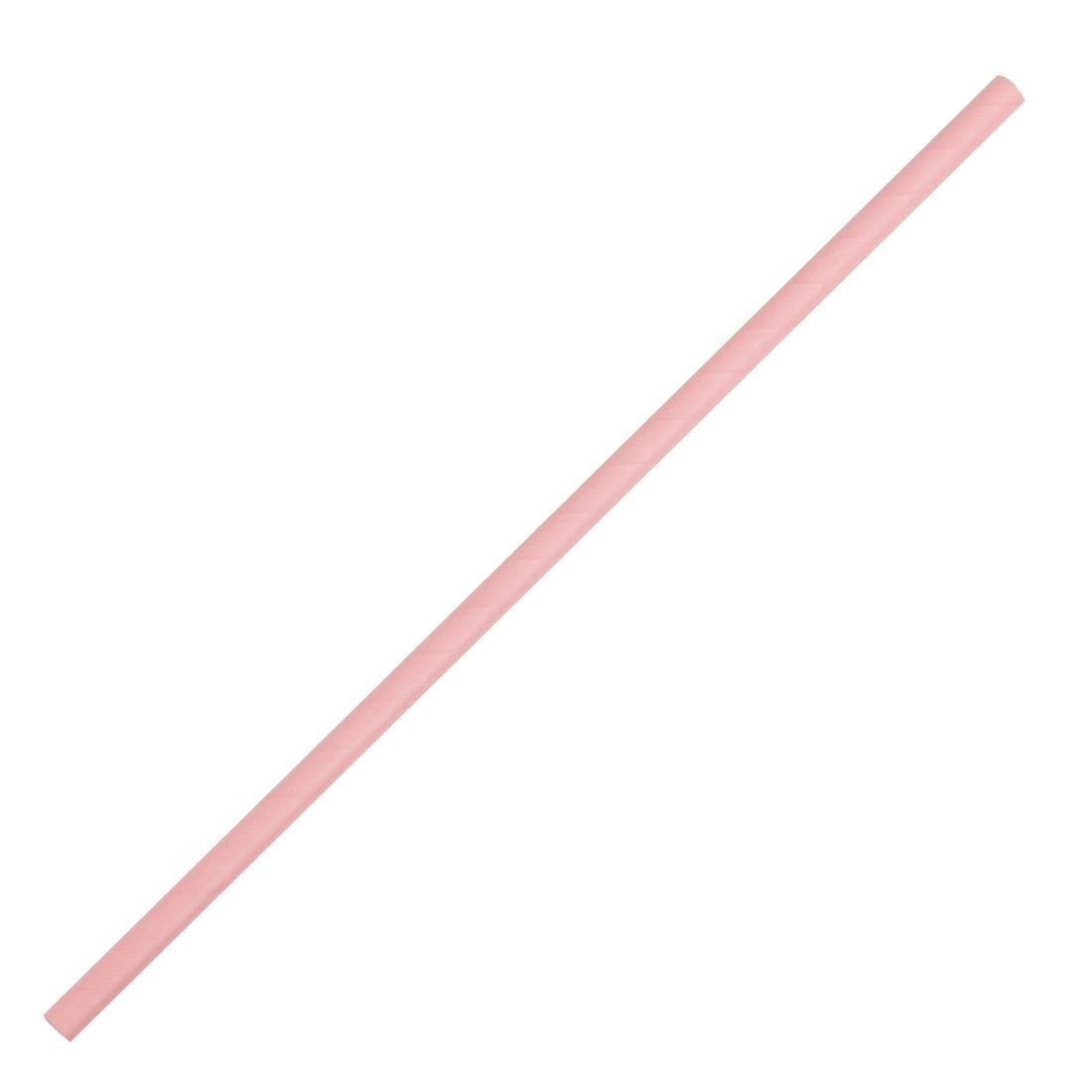 Fiesta Compostable Paper Straws Pink (250 Pack) (210(L)mm | Pack Quantity: 250) • PAS-FB139