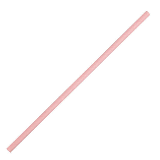 Fiesta Compostable Paper Straws Pink (250 Pack) (210(L)mm | Pack Quantity: 250) • PAS-FB139