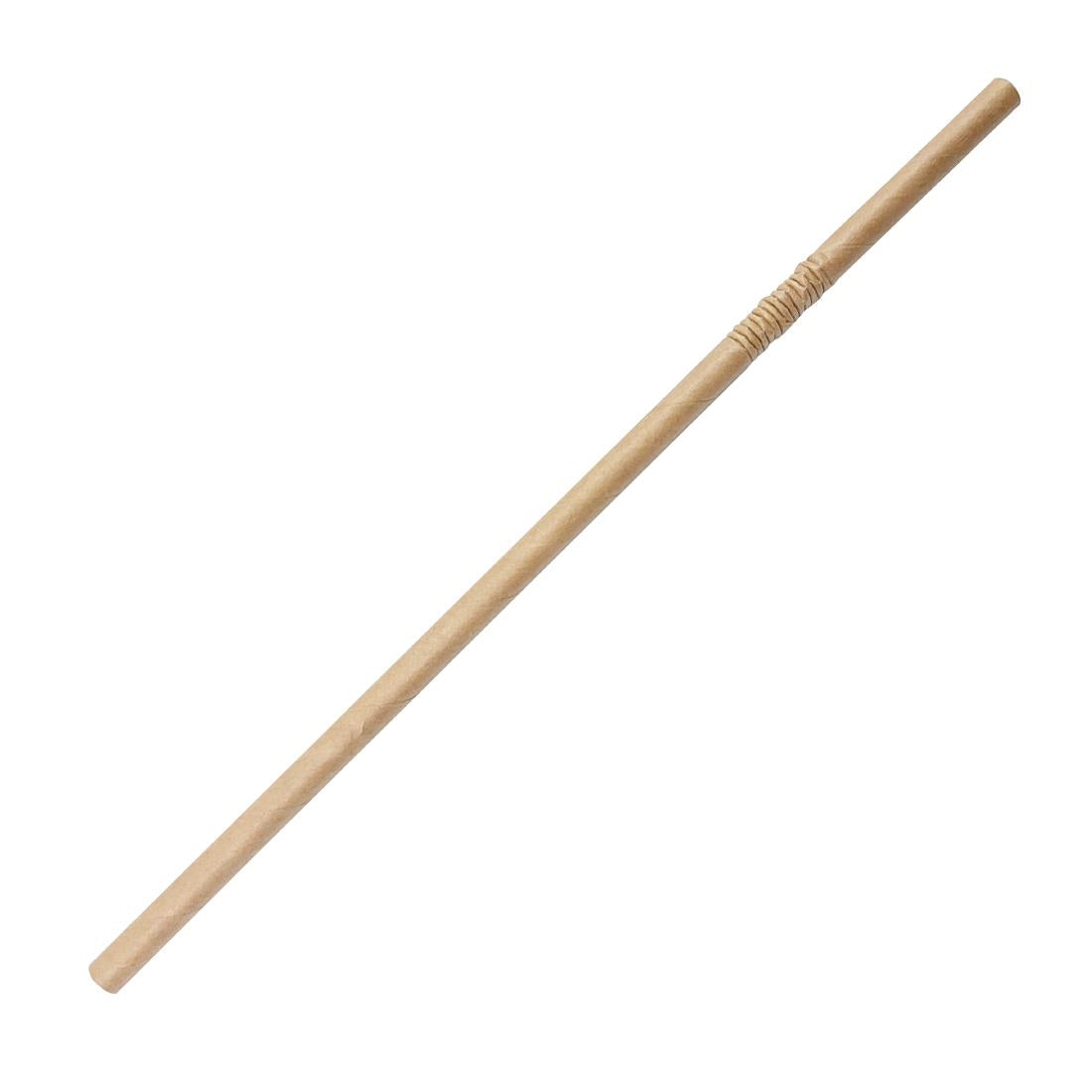 Fiesta Compostable Bendy Paper Straws Kraft (250 Pack) (210(L)mm | Pack Quantity: 250) • PAS-FB141