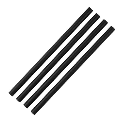 Fiesta Compostable Paper Smoothie Straws Black (250 Pack) (210(L)mm | Pack Quantity: 250) • PAS-FB145