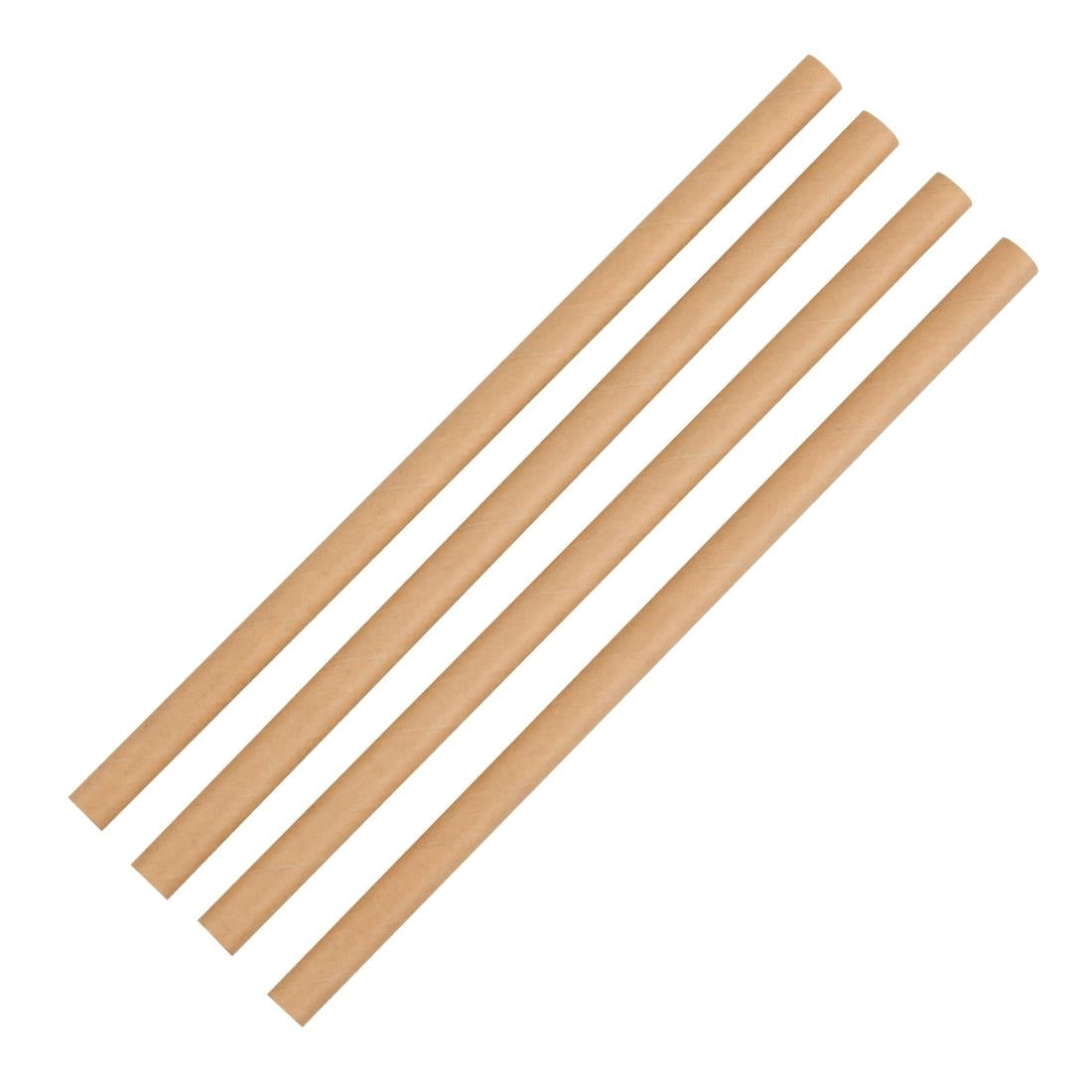 Fiesta Compostable Paper Smoothie Straws Kraft (250 Pack) (210(L)mm | Pack Quantity: 250) • PAS-FB146