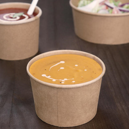 "Fiesta Compostable Soup Containers 98mm 230ml / 8oz (500 Pack)" • PAS-FB160