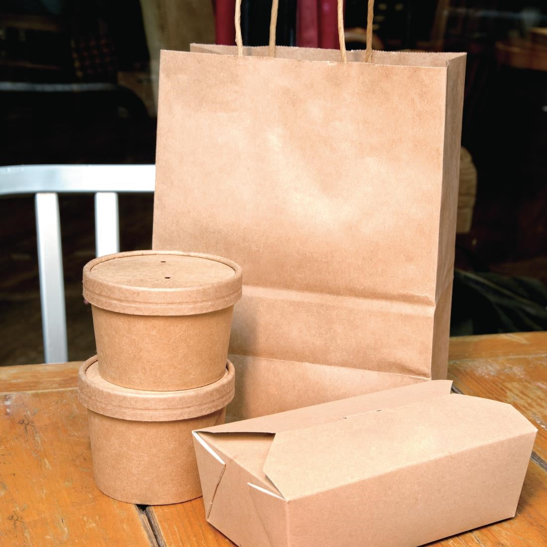 "Fiesta Compostable Soup Containers 98mm 230ml / 8oz (500 Pack)" • PAS-FB160