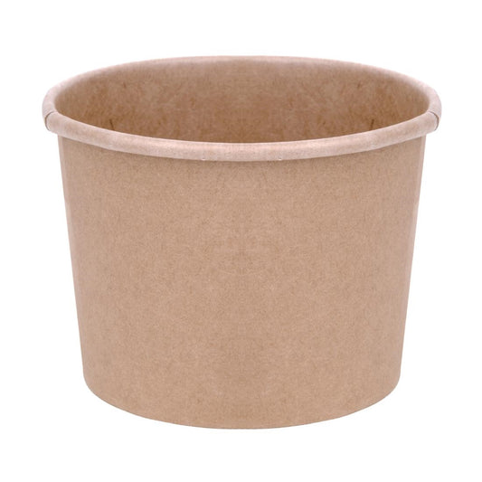 Fiesta Compostable Soup Containers 98mm 340ml / 12oz (500 Pack) • PAS-FB162