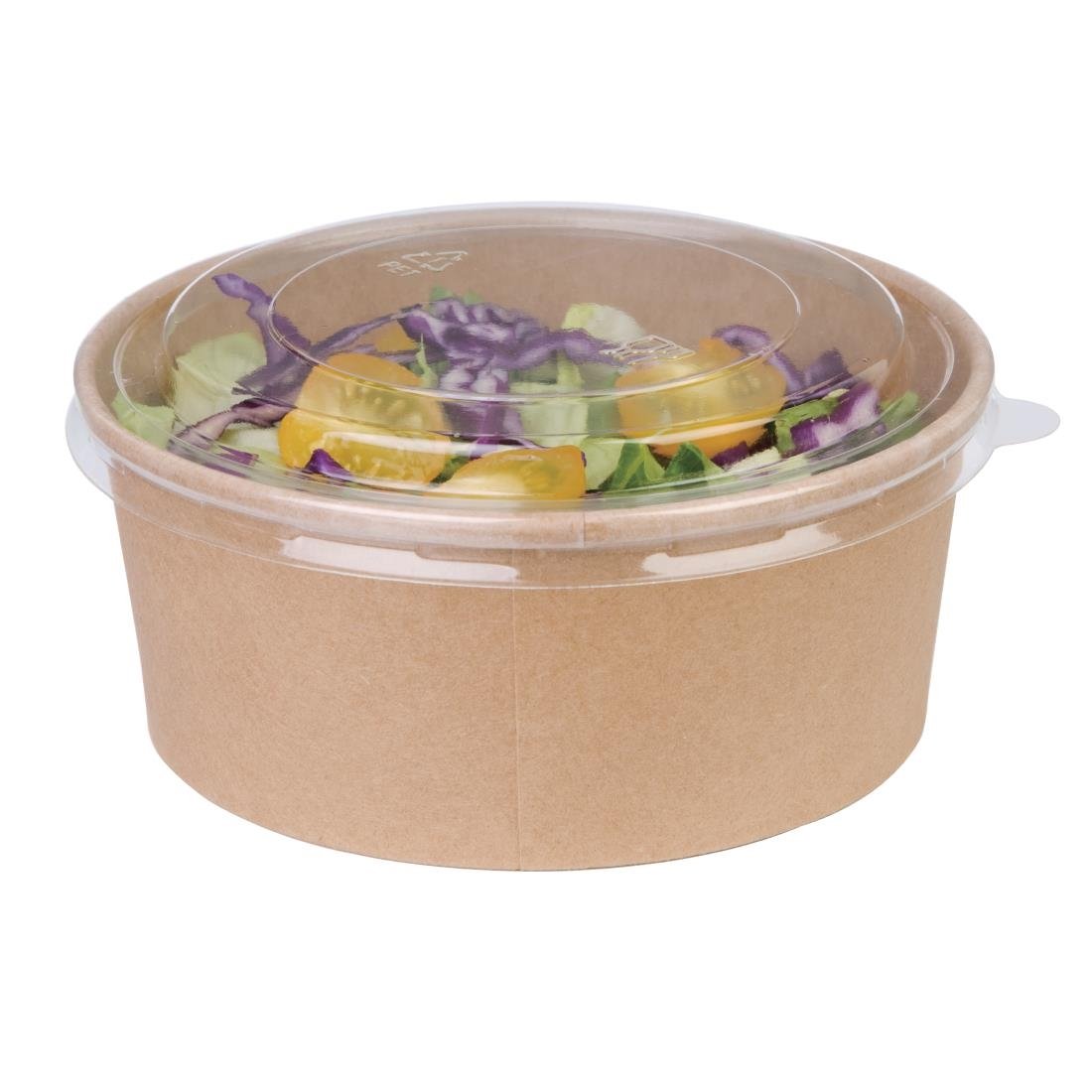 Fiesta Compostable Round Kraft Salad Bowls 750ml (Pack of 300) • PAS-FB197