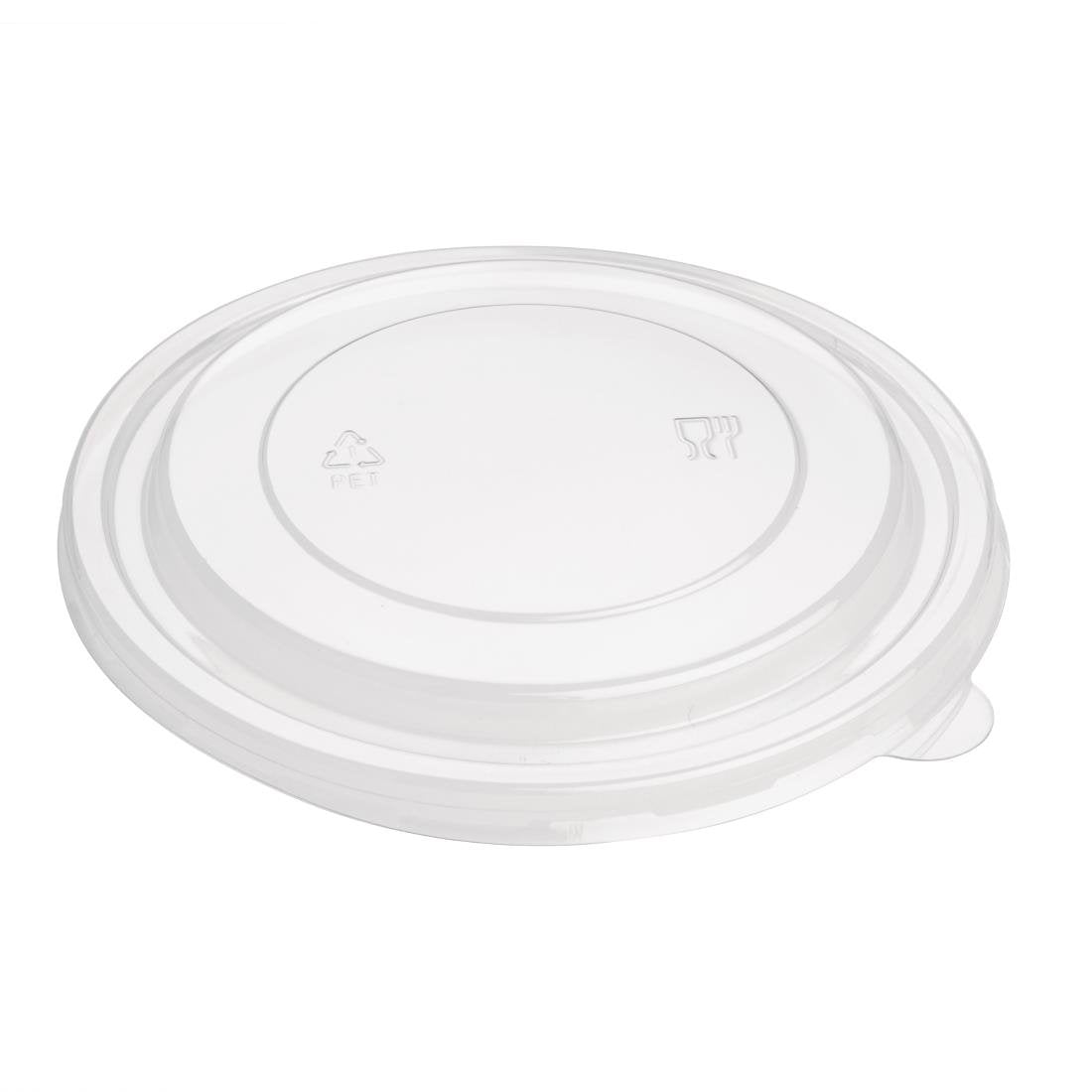 Fiesta Recyclable PET Round Salad Bowl Lids (Pack of 300) • PAS-FB199