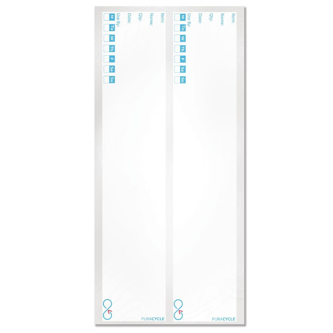 Puracycle Reusable Day Bottle Labels (25 Pack) • PAS-FB283
