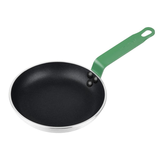 Hygiplas Aluminium Non-stick Teflon Platinum Plus Frying Pan Green Handle 20cm • PAS-HT961