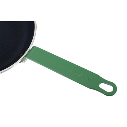 Hygiplas Aluminium Non-stick Teflon Platinum Plus Frying Pan with Green Handle 240mm • PAS-HT962