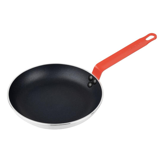 Hygiplas Aluminium Teflon Platinum Plus Frying Pan with Red Handle 240mm • PAS-HT965