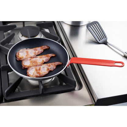 Hygiplas Aluminium Teflon Platinum Plus Frying Pan with Red Handle 240mm • PAS-HT965