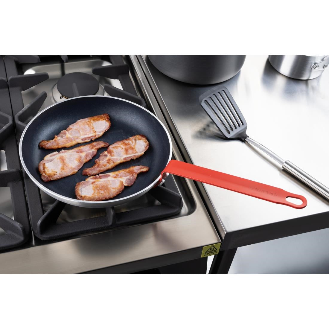 Hygiplas Teflon Platinum Plus Frying Pan with Red Handle 28cm • PAS-HT966