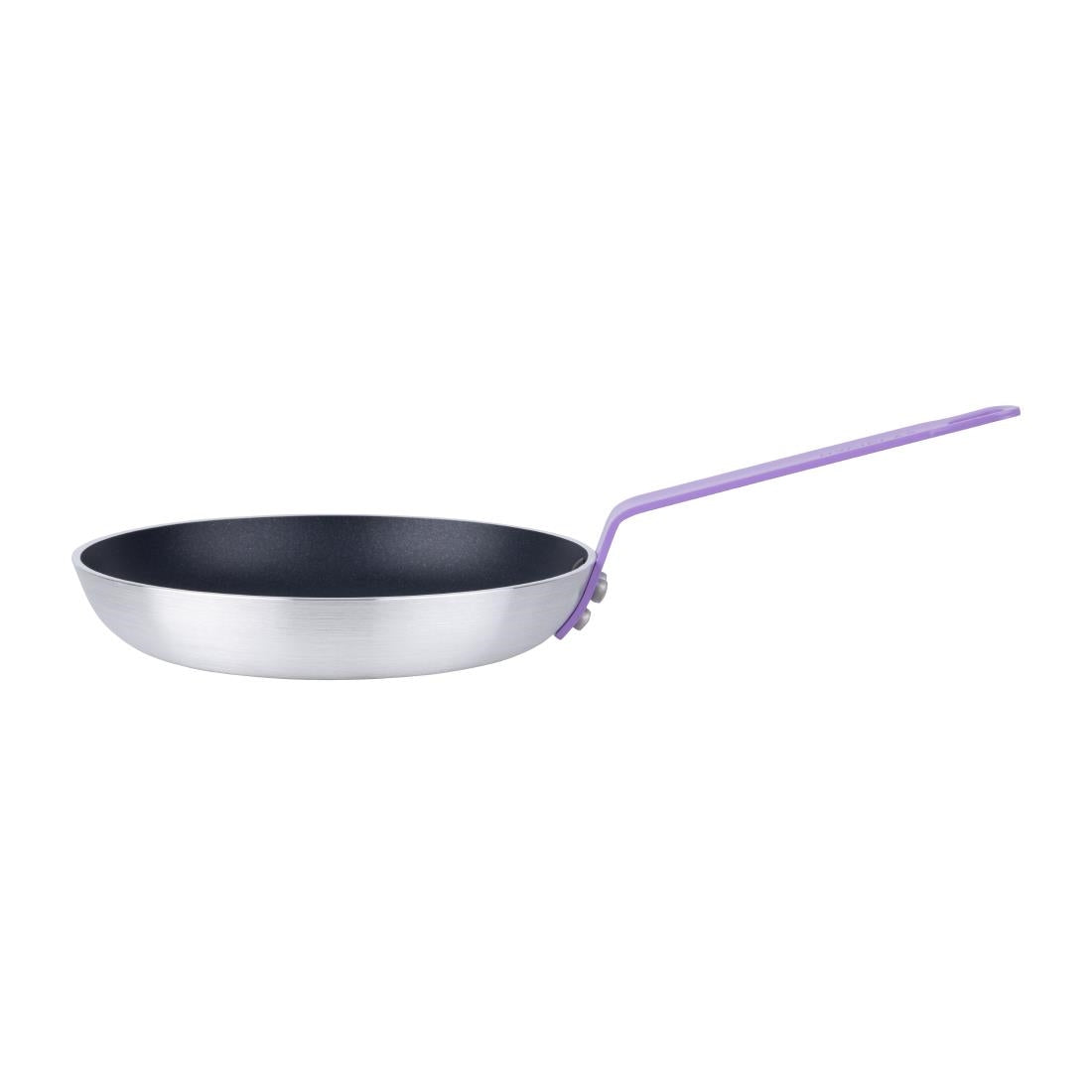 Hygiplas Aluminium Non-stick Teflon Platinum Plus Frying Pan with Purple Handle 240mm • PAS-HT968